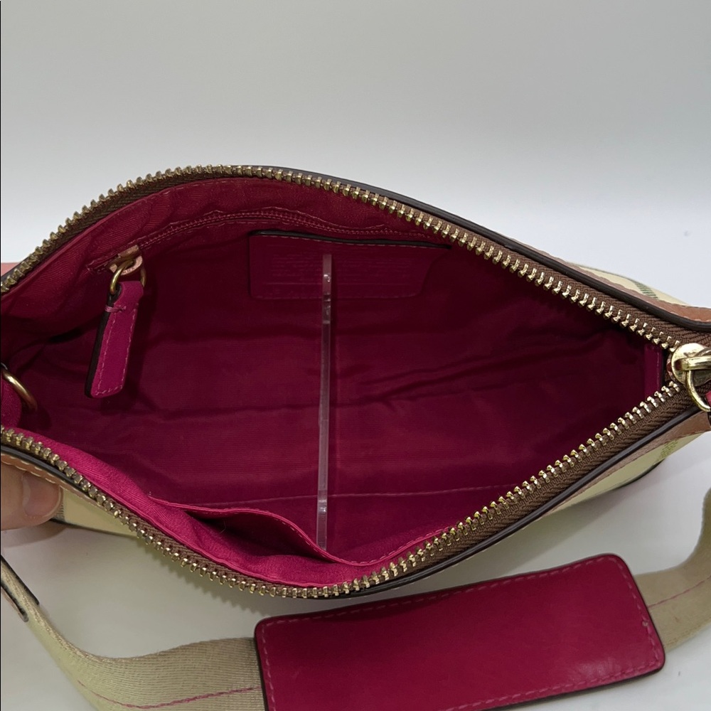 Coach 2008 Heritage Tattersall Plaid Shoulder Bag - Picture 10 of 16